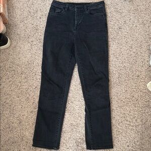 Women’s Buffalo David Bitton High rise straight denim jeans Jayden black size 28